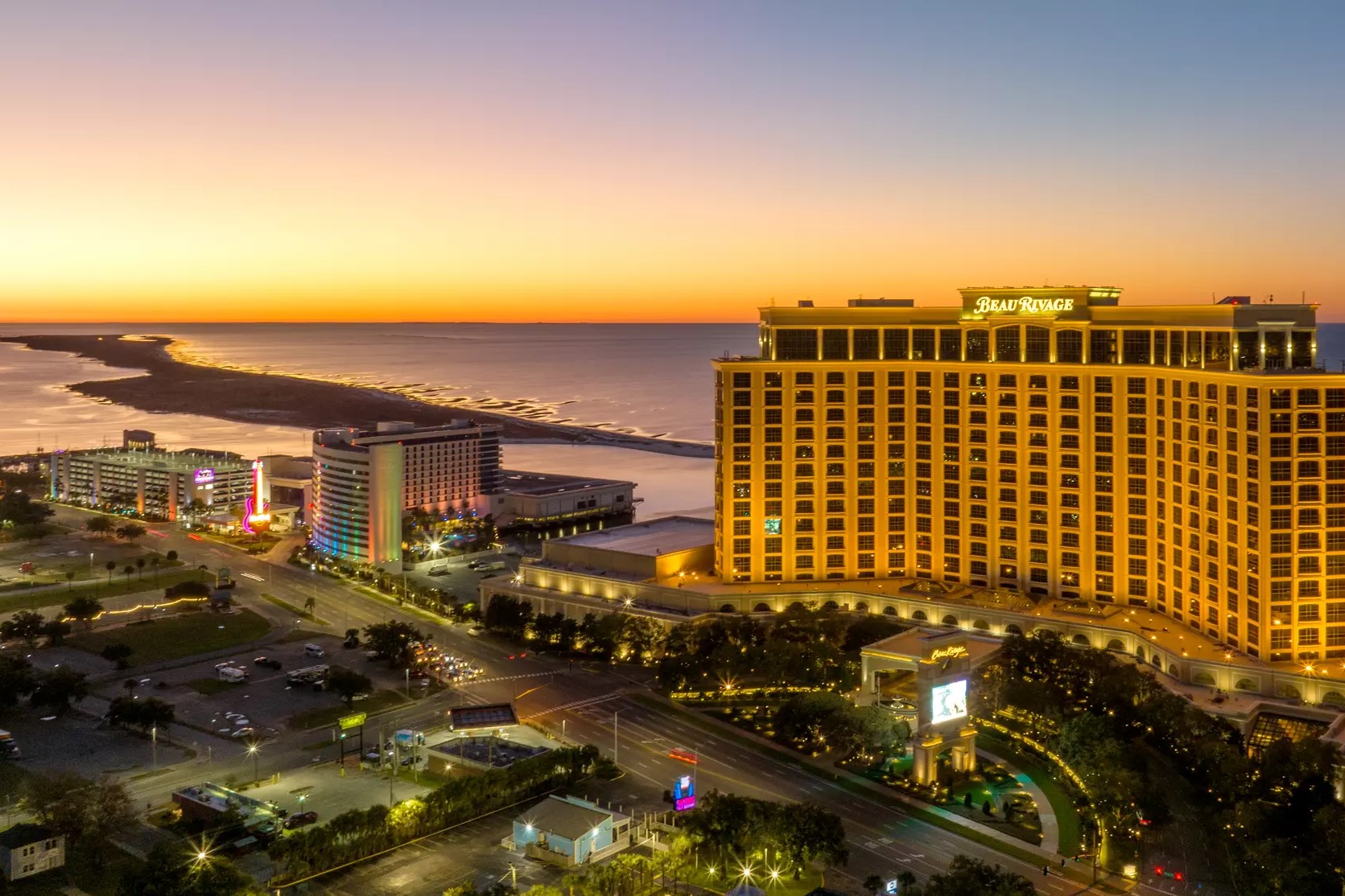 Beau Rivage Biloxi waterfront view